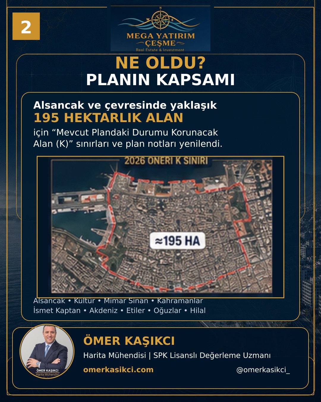 Alsancak dönüşüm planının kapsamı