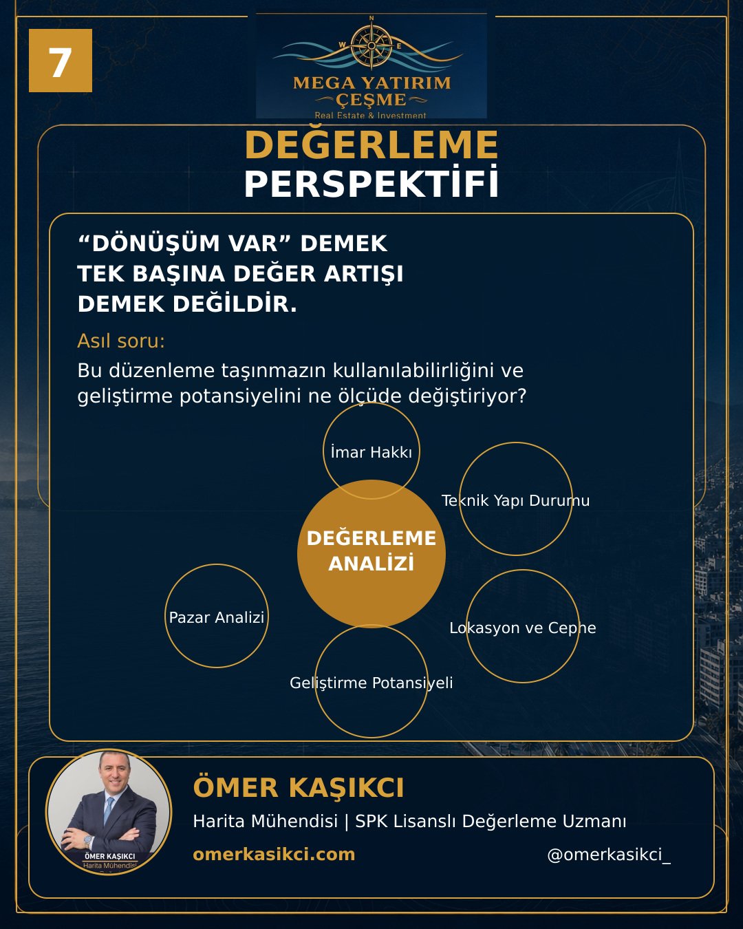 Kentsel dönüşümde değerleme perspektifi
